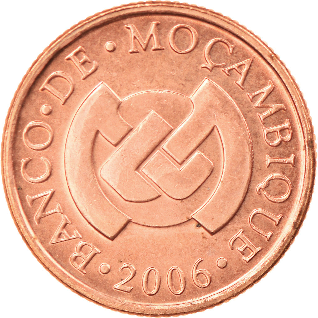 Coin, Mozambique, Centavo, 2006, MS(63), Copper Plated Steel, KM:132