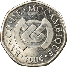 Moeda, Moçambique, Metical, 2006, MS(63), Aço Niquelado, KM:137