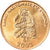 Moneta, Ruanda, 5 Francs, 2003, MS(63), Mosiądz platerowany stalą, KM:23