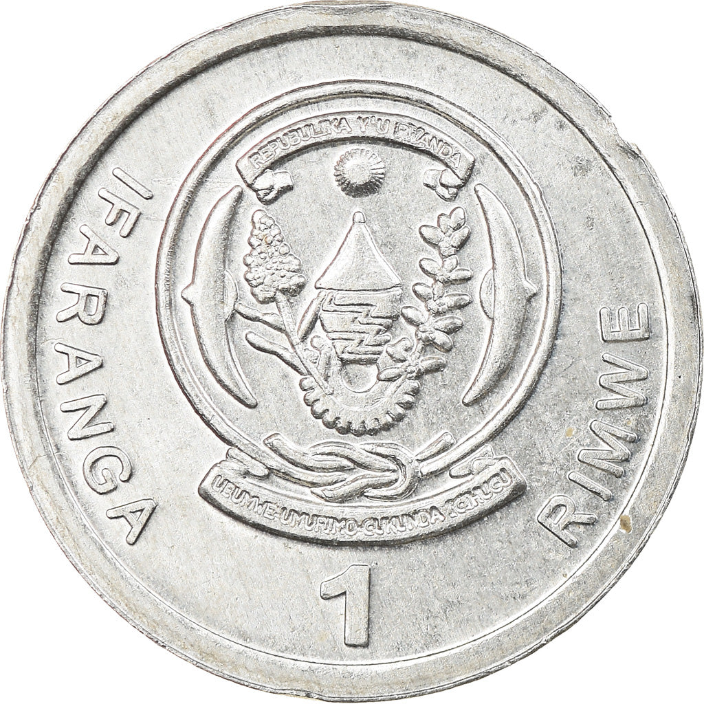 Moneta, Ruanda, Franc, 2003, BB+, Alluminio, KM:22