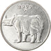 Coin, INDIA-REPUBLIC, 25 Paise, 2000, MS(63), Stainless Steel, KM:54