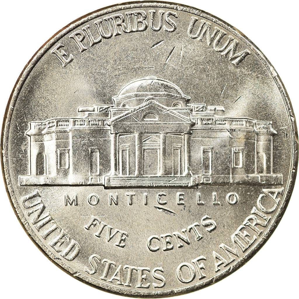 Coin, United States, Jefferson Nickel, 5 Cents, 2003, U.S. Mint, Denver, MS(63)