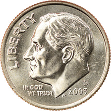Coin, United States, Roosevelt Dime, Dime, 2003, U.S. Mint, Denver, MS(65-70)