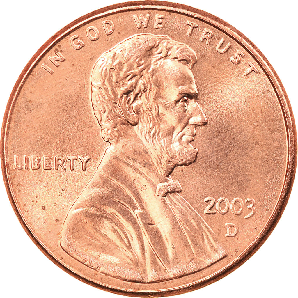 Monnaie, États-Unis, Lincoln Cent, Cent, 2003, U.S. Mint, Denver, SPL, Copper