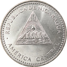 Coin, Nicaragua, 5 Cordobas, 2007, MS(63), Nickel plated steel, KM:New