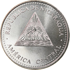 Coin, Nicaragua, Cordoba, 2007, MS(63), Nickel Clad Steel, KM:101