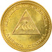 Moneta, Nicaragua, 25 Centavos, 2007, British Royal Mint, BB+, Acciaio placcato