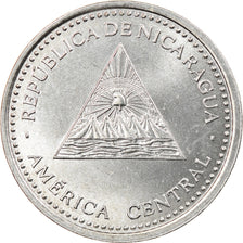 Coin, Nicaragua, 10 Centavos, 2007, MS(63), Aluminum, KM:105