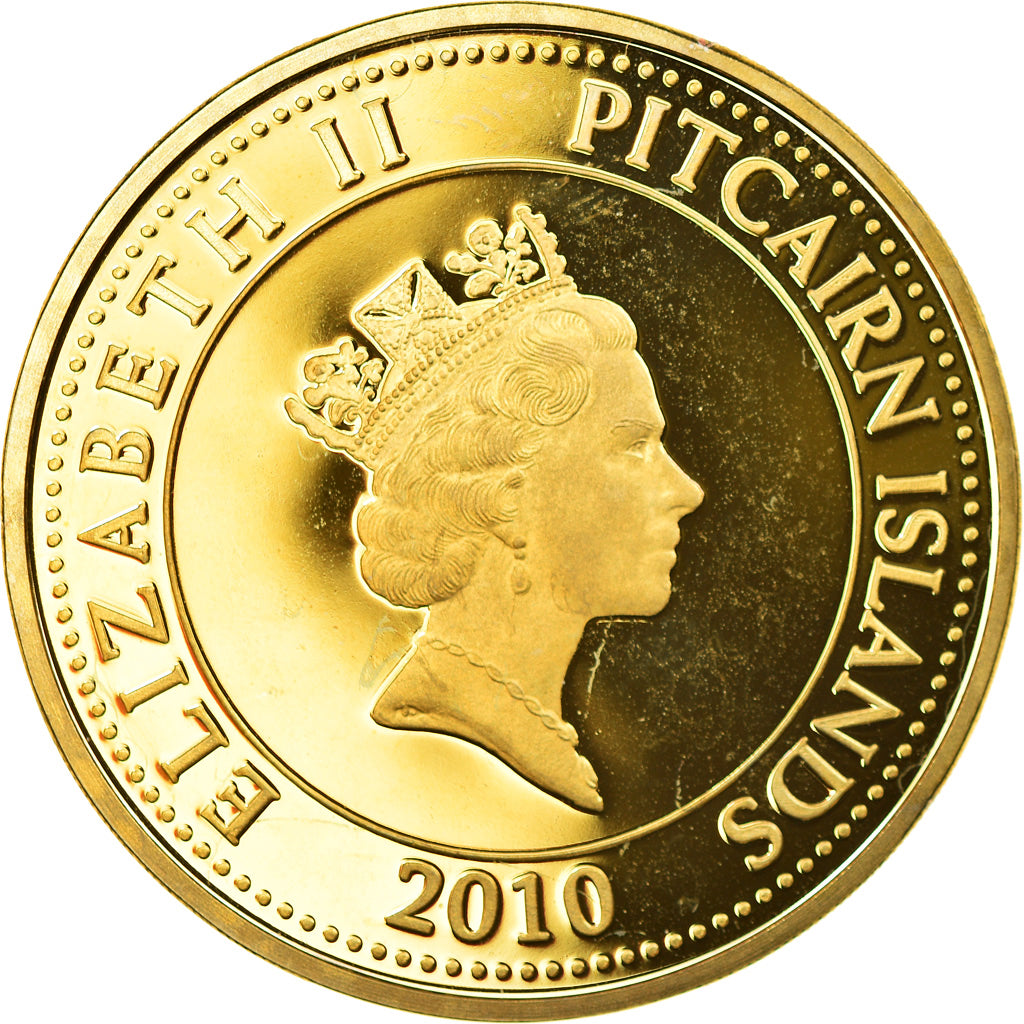 Münze, PITCAIRN ISLANDS, Elizabeth II, 2 Dollars, 2010, New Zealand, STGL