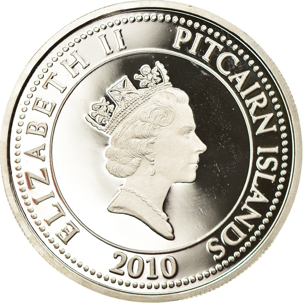 Coin, PITCAIRN ISLANDS, Elizabeth II, 50 Cents, 2010, New Zealand, MS(65-70)