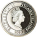 Moneta, PITCAIRN ISLANDS, Elizabeth II, 20 Cents, 2010, New Zealand, FDC, Nickel