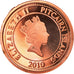 Moneta, PITCAIRN ISLANDS, Elizabeth II, 10 Cents, 2010, New Zealand, FDC, Copper