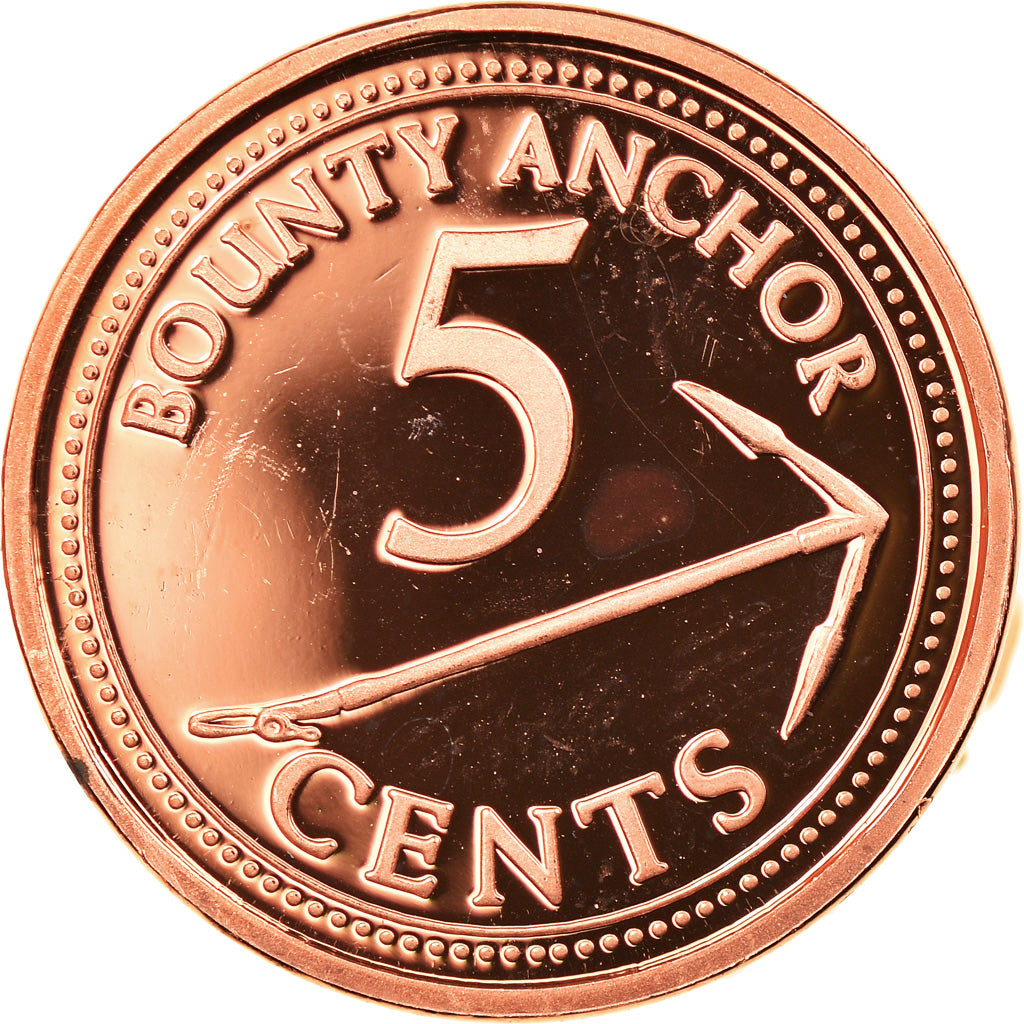 Münze, PITCAIRN ISLANDS, Elizabeth II, 5 Cents, 2010, New Zealand, STGL, Copper