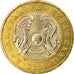 Moneta, Kazachstan, 100 Tenge, 2002, Kazakhstan Mint, MS(63), Bimetaliczny