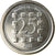 Coin, Lebanon, 25 Livres, 2002, MS(63), Nickel plated steel, KM:40