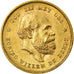 Coin, Netherlands, William III, 10 Gulden, 1877, AU(55-58), Gold, KM:106