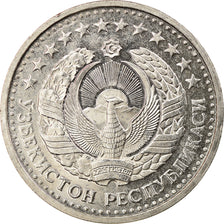 Moneta, Uzbekistan, 50 Tiyin, 1994, SPL, Acciaio ricoperto in nichel, KM:6.1
