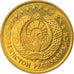 Moneta, Uzbekistan, 5 Tiyin, 1994, SPL, Acciaio placcato ottone, KM:3.2