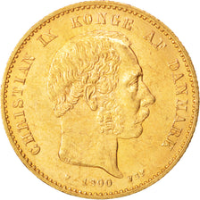 Denmark, Christian IX, 20 Kroner, 1900, Copenhagen, AU(55-58), Gold, KM:791.2