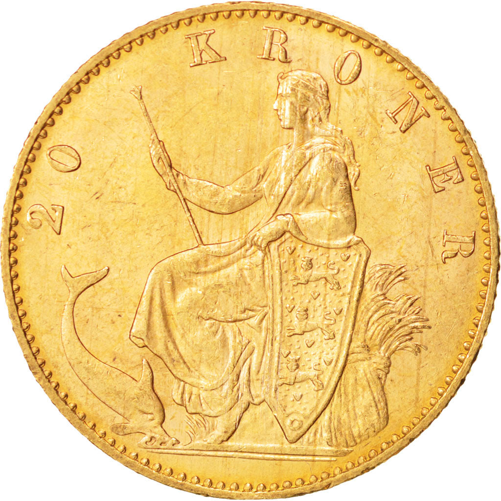 Danemark, Christian IX, 20 Kroner, 1900, Copenhagen, SUP, Or, KM:791.2
