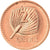 Coin, Fiji, Elizabeth II, 2 Cents, 2001, AU(50-53), Copper Plated Zinc, KM:50a