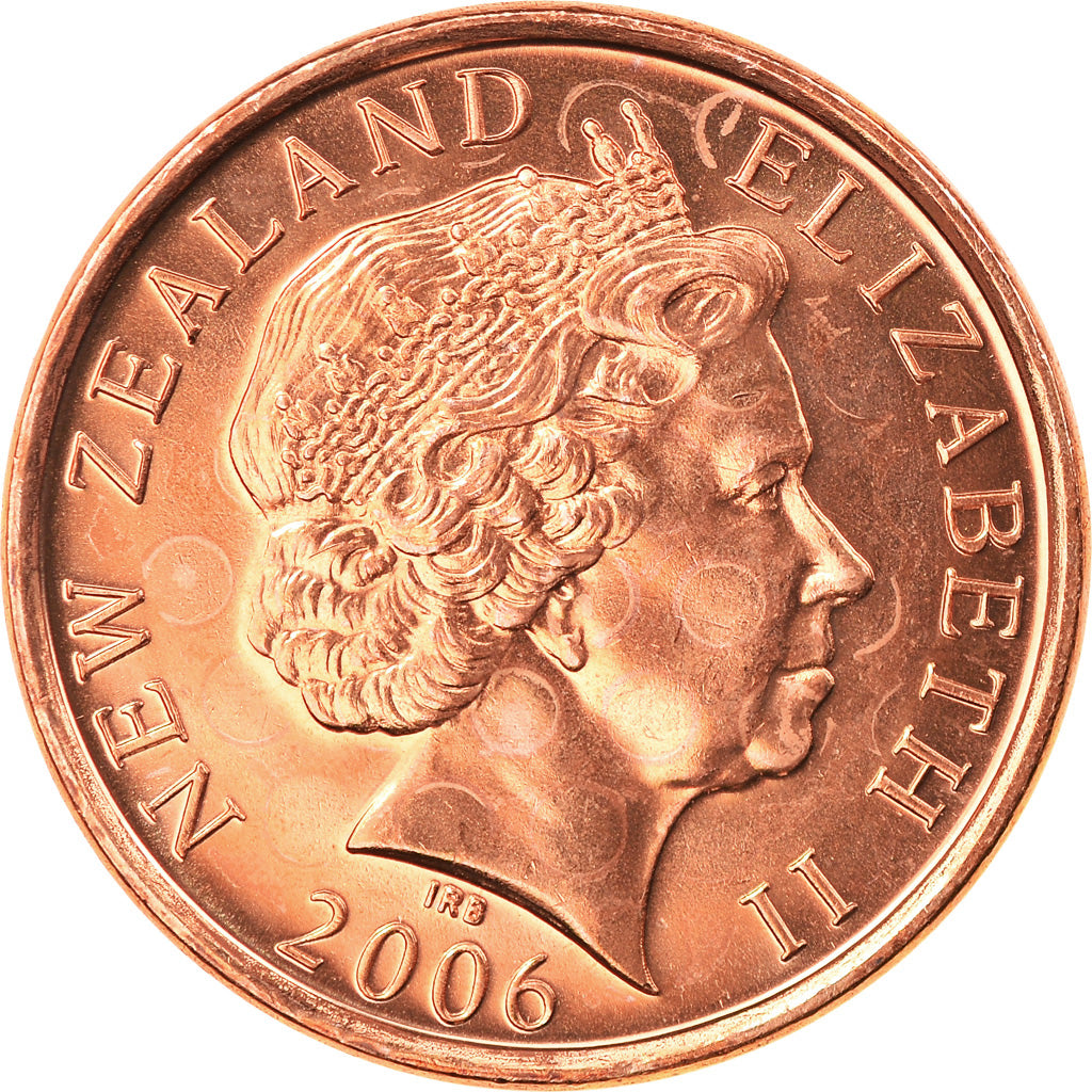 Munten, Nieuw Zeeland, Elizabeth II, 10 Cents, 2006, UNC-, Copper Plated Steel