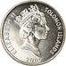 Coin, Solomon Islands, Elizabeth II, 5 Cents, 2005, MS(63), Nickel plated steel