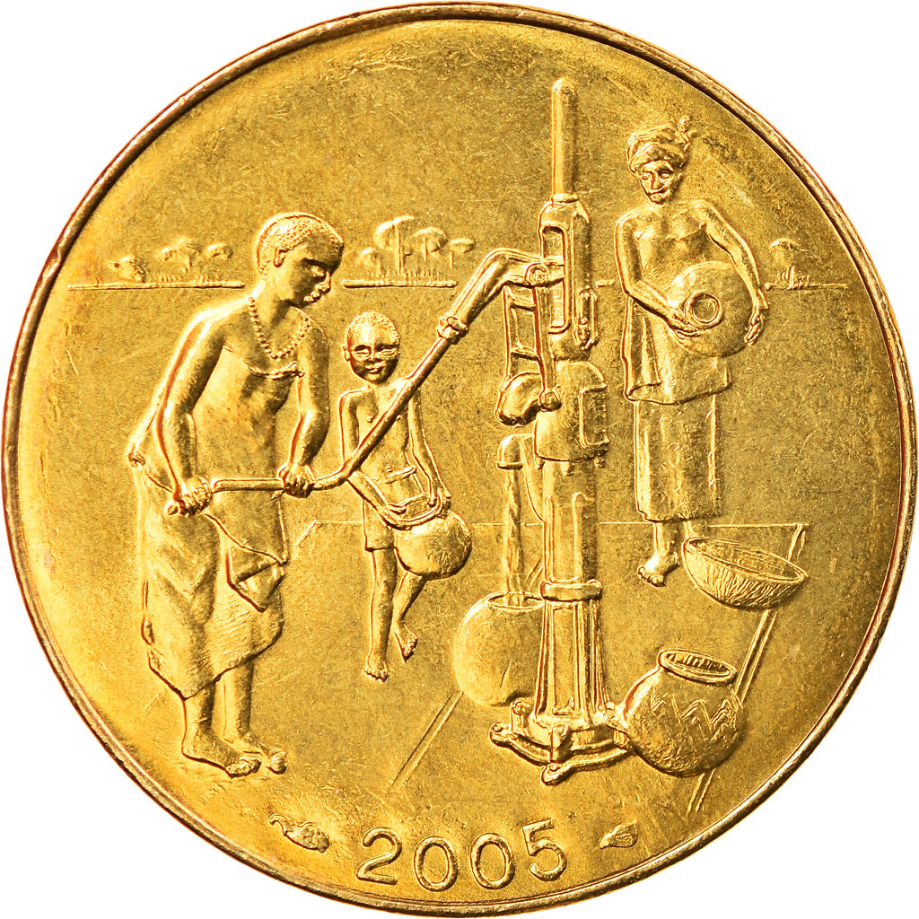 Munten, West Afrikaanse Staten, 10 Francs, 2005, UNC-, Aluminum-Bronze, KM:10