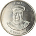 Coin, Tonga, King Taufa'ahau Tupou IV, 10 Seniti, 2005, MS(63), Nickel plated