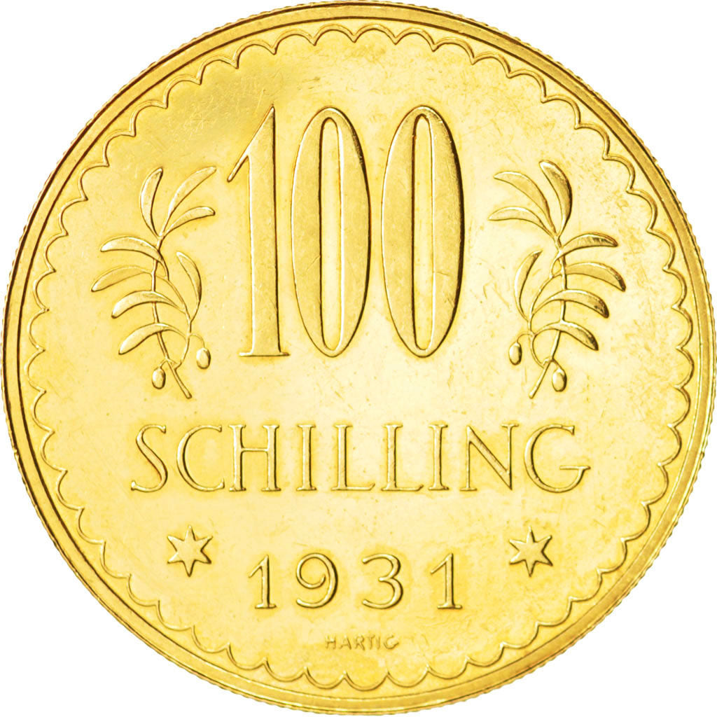 Österreich, 100 Schilling, 1931, UNZ, Gold, KM:2842