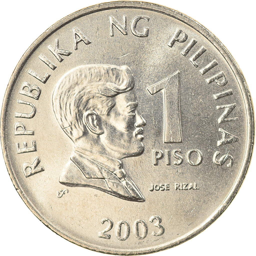 Moneda, Filipinas, Piso, 2003, SC, Cobre - níquel, KM:269