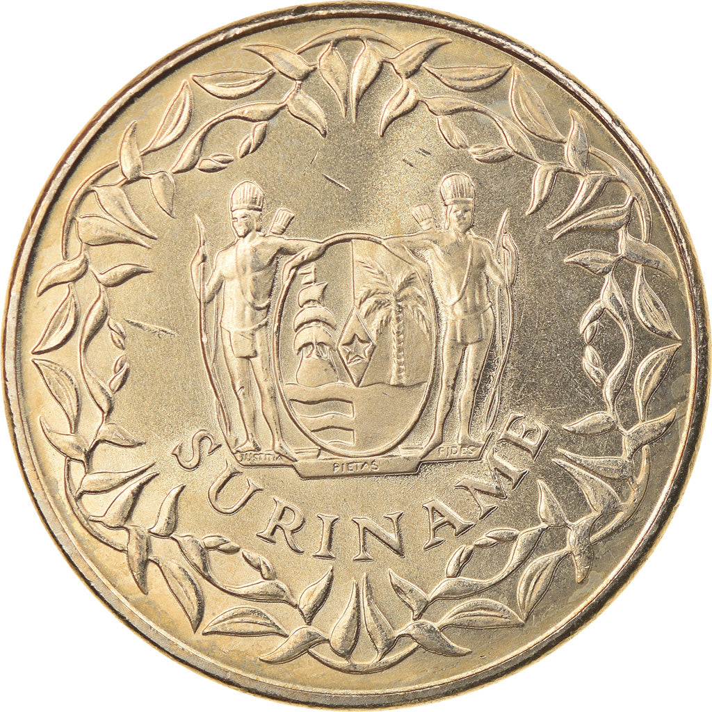 Coin, Surinam, 250 Cents, 1989, MS(63), Copper-nickel, KM:24