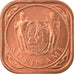 Moeda, Suriname, 5 Cents, 1988, MS(63), Aço Cromado a Cobre, KM:12.1b