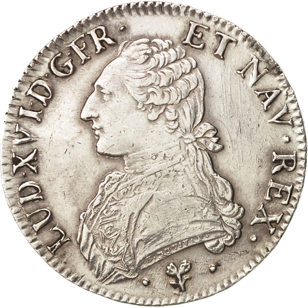 France,Louis XVI,Écu aux branches d'olivier,1786,Bayonne,AU(50-53),KM 564.9