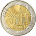 Coin, Azerbaijan, 50 Qapik, 2006, MS(63), Bi-Metallic, KM:44