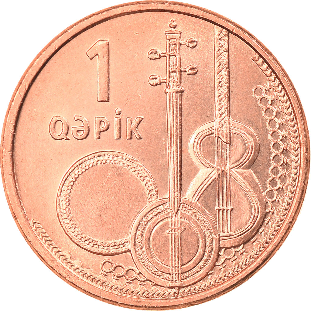 Coin, Azerbaijan, Qapik, Undated (2006), MS(63), Copper Plated Steel, KM:39