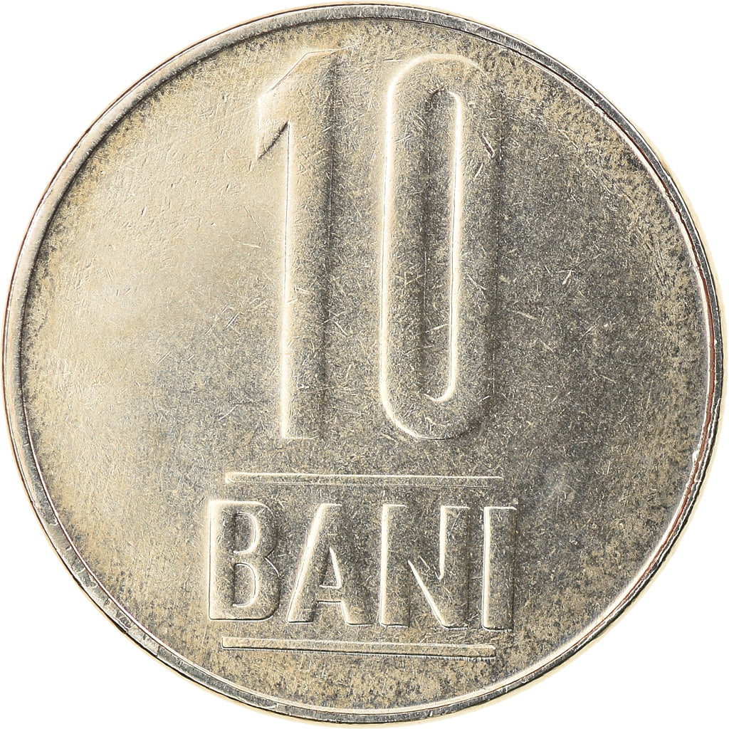 Moneda, Rumanía, 10 Bani, 2005, Bucharest, MBC+, Níquel chapado en acero