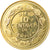Coin, Honduras, 10 Centavos, 1999, MS(63), Brass, KM:76.3