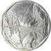 Moneta, Jemen, 10 Riyals, 1993/AH1414, MS(63), Stal nierdzewna, KM:27