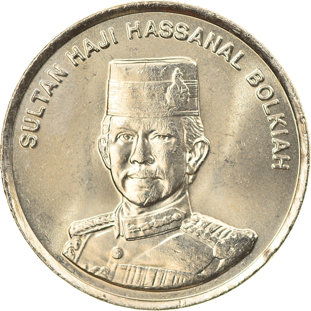 Coin, BRUNEI, Sultan Hassanal Bolkiah, 10 Sen, 2005, MS(63), Copper-nickel