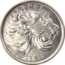 Coin, Ethiopia, 50 Cents, 2004, Berlin, MS(63), Copper-Nickel Plated Steel