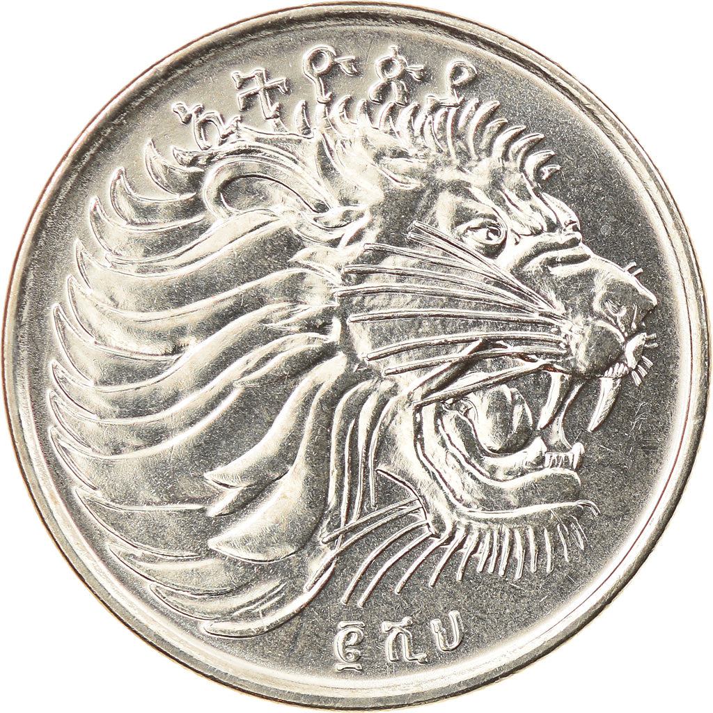Monnaie, Éthiopie, 25 Cents, 2005, Royal Canadian Mint, SPL, Copper-Nickel
