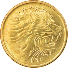 Coin, Ethiopia, 10 Cents, 2004, MS(63), Brass plated steel, KM:45.3