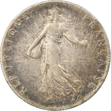 Monnaie, France, Semeuse, 50 Centimes, 1915, Paris, TTB, Argent, Gadoury:420