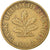 Moneda, ALEMANIA - REPÚBLICA FEDERAL, 5 Pfennig, 1949, Karlsruhe, MBC, Latón
