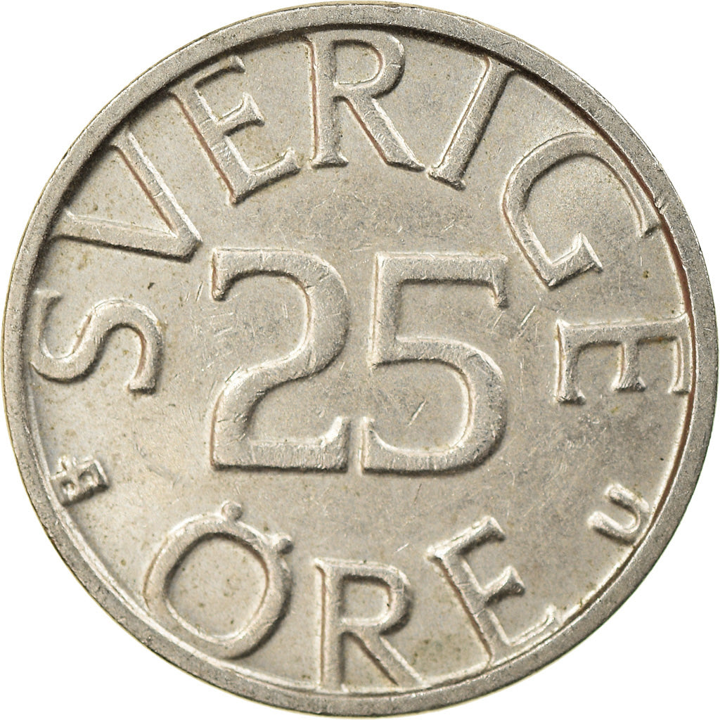 Münze, Schweden, Carl XVI Gustaf, 25 Öre, 1983, SS, Copper-nickel, KM:851