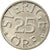 Coin, Sweden, Carl XVI Gustaf, 25 Öre, 1983, EF(40-45), Copper-nickel, KM:851
