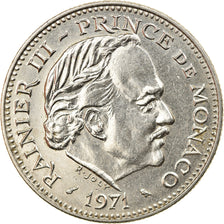 Coin, Monaco, Rainier III, 5 Francs, 1971, EF(40-45), Copper-nickel, KM:150