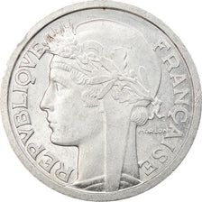 Moneta, Francia, Morlon, 2 Francs, 1958, Paris, BB+, Alluminio, KM:886a.1