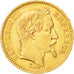 Moneta, Francia, Napoleon III, Napoléon III, 20 Francs, 1866, Paris, BB+, Oro